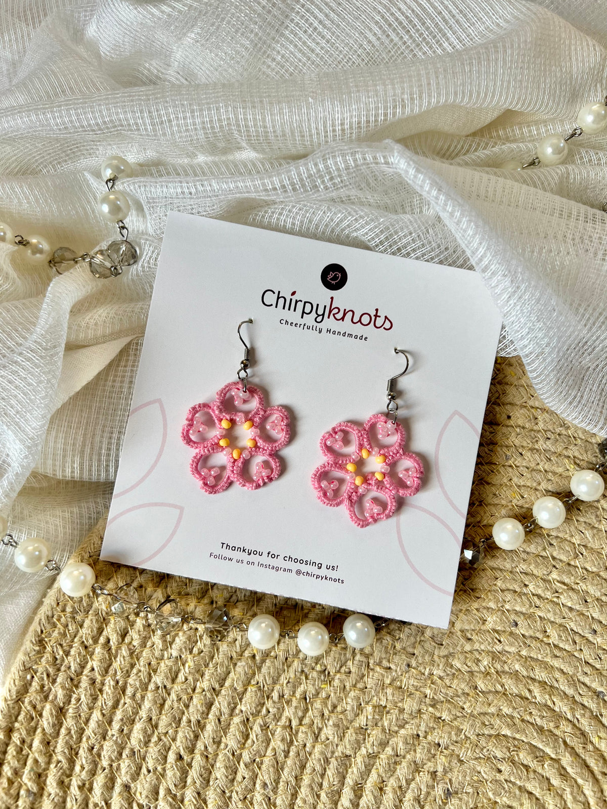 Blush Blooming Sakura Earrings