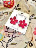 Berry Bloom Crochet Earrings (Copy)