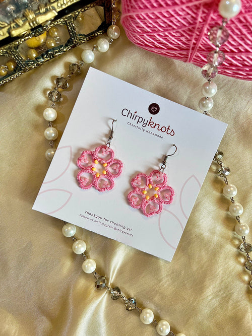 Blush Blooming Sakura Earrings